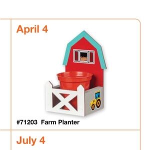 New! Home Depot Kids DIY - Farm Planter